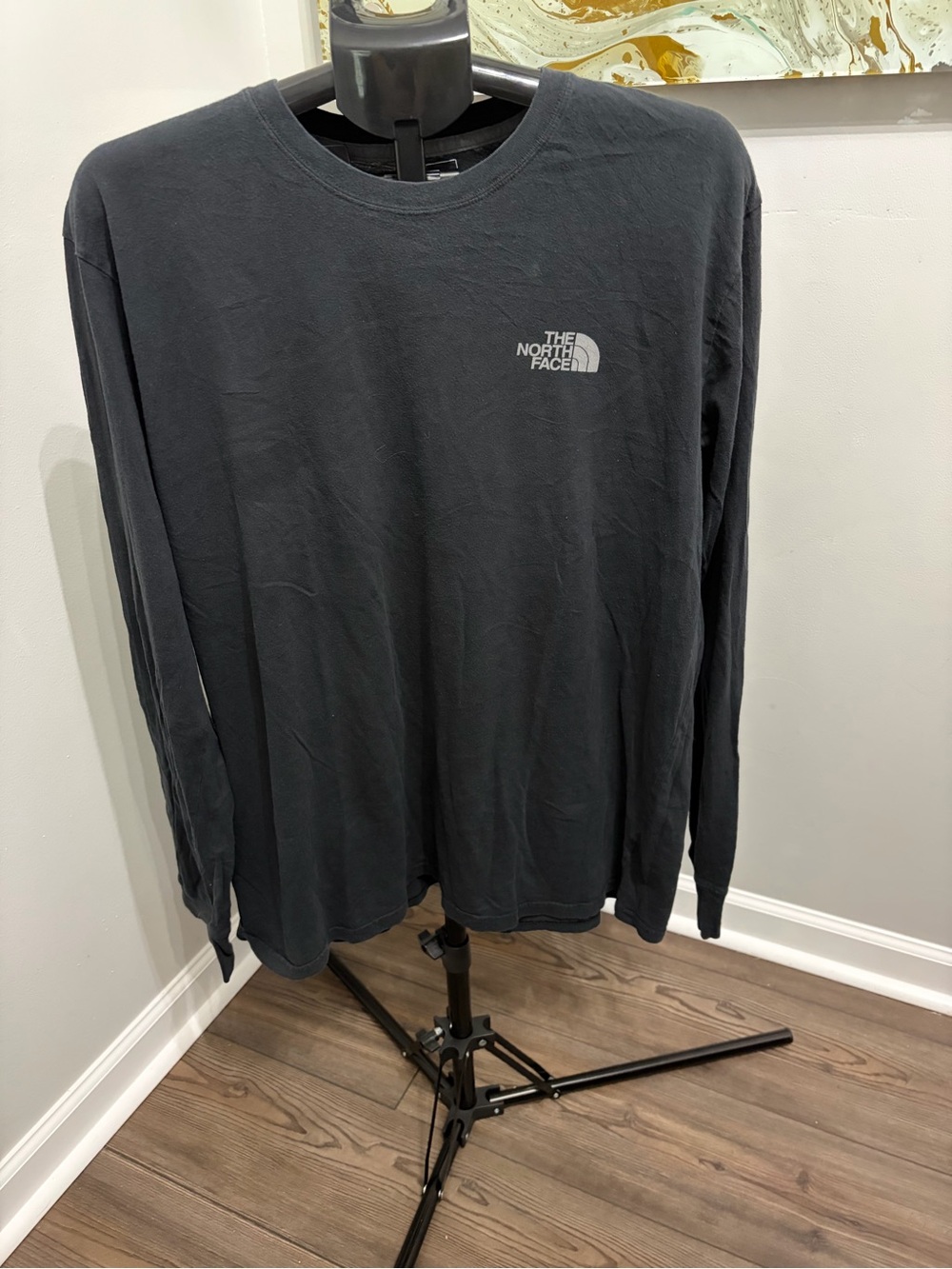 The North Face Men's Long Sleeve Crew - Black